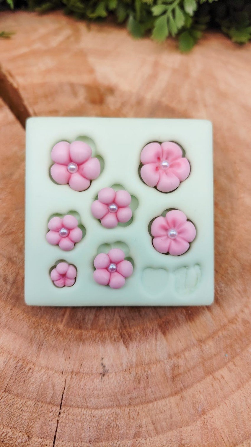 Molde de silicone Mini Flores