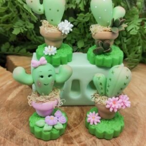 Molde de Silicone Cactos