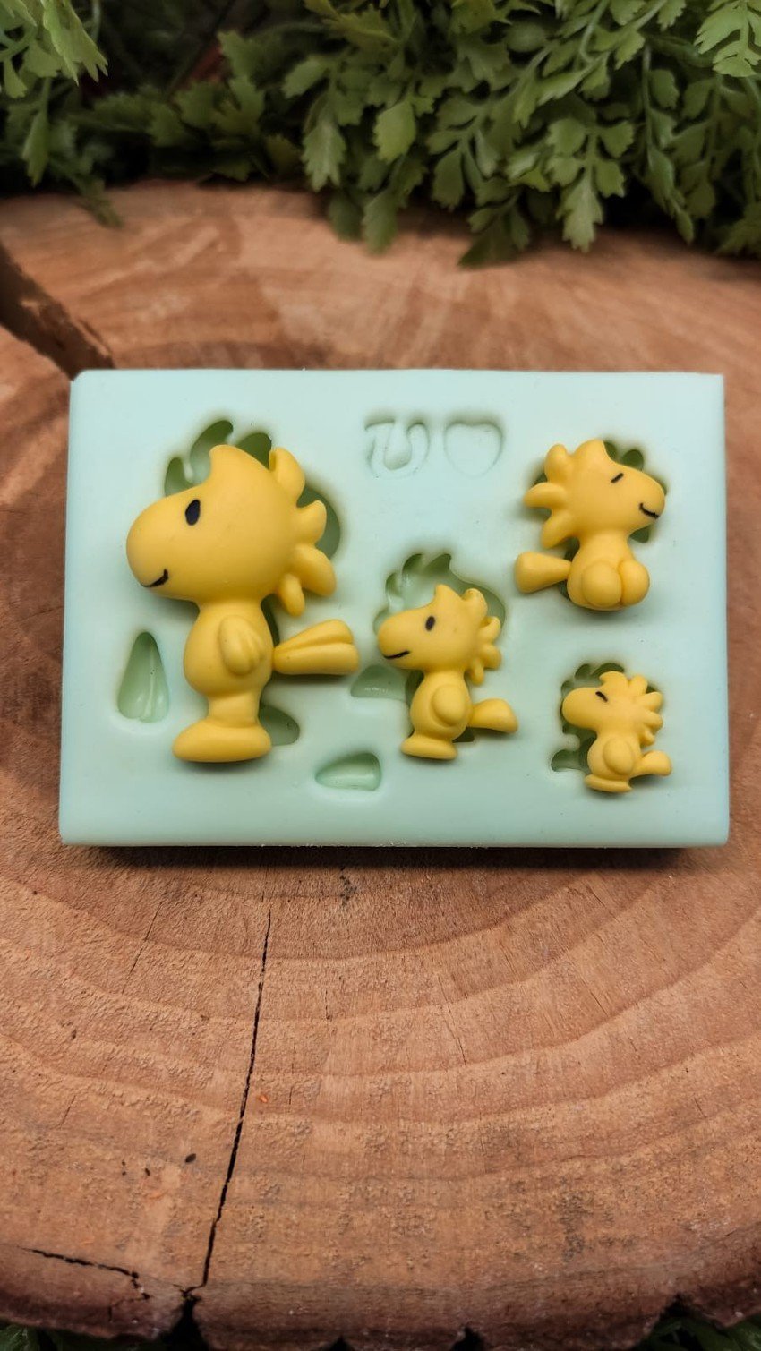Molde de Silicone Passarinhos