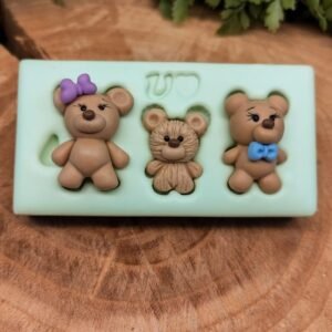 Molde de Silicone Ursinhos