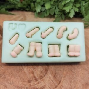 Molde de Silicone Bracinhos e Perninhas