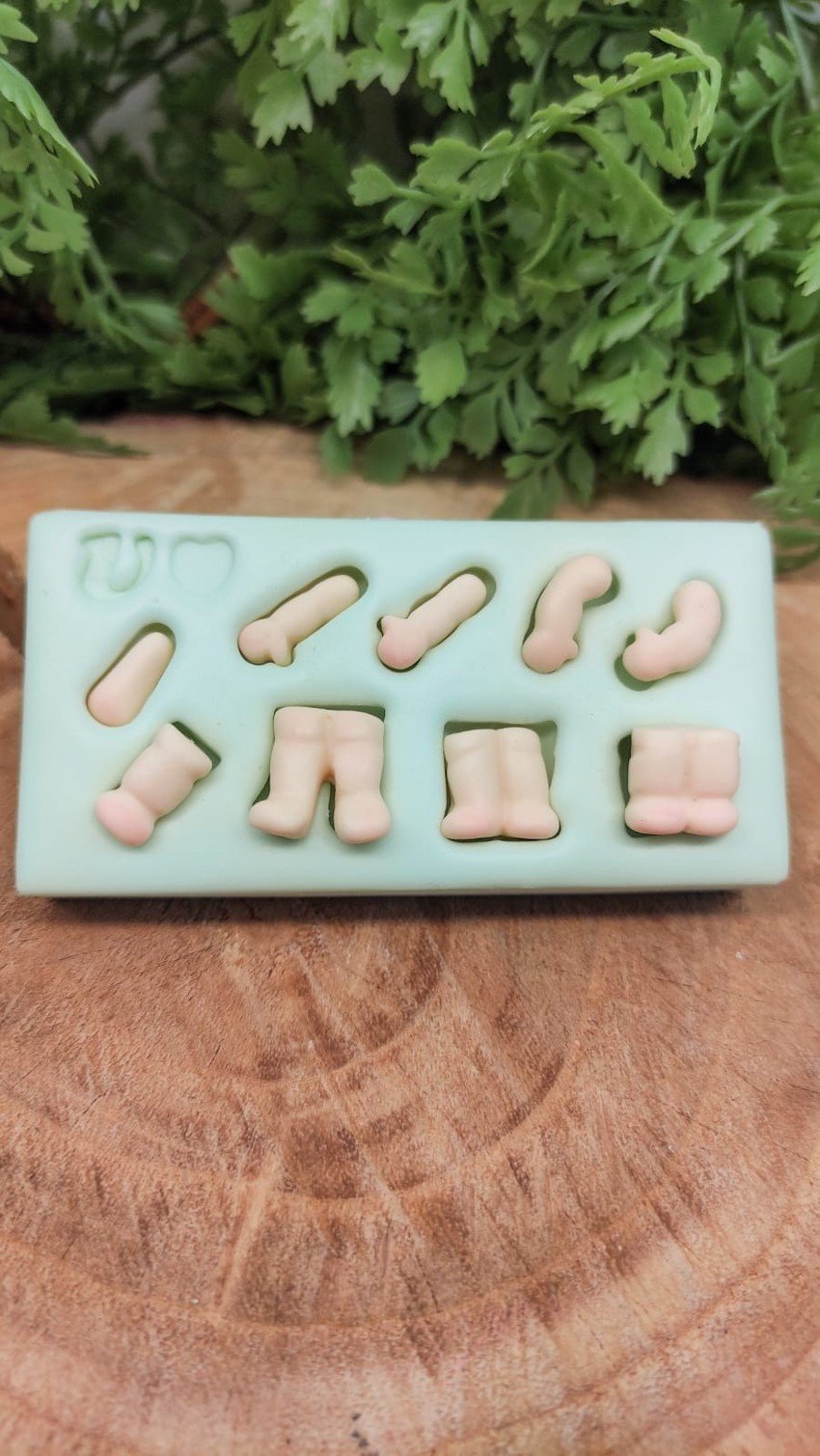 Molde de Silicone Bracinhos e Perninhas