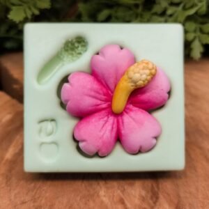 Molde de Silicone Flor Hibisco G
