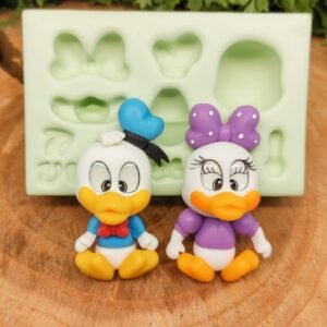 Molde de Silicone Patinhos