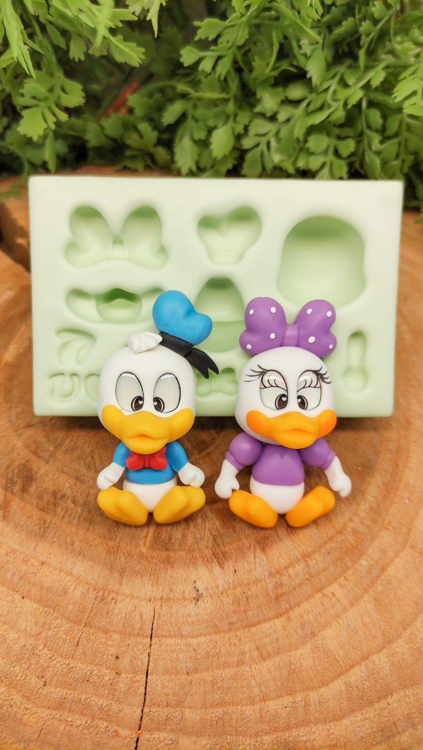 Molde de Silicone Patinhos