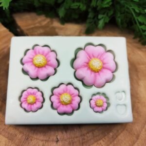 Molde de Silicone Flores do Campo 2