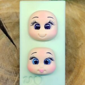 Molde de Silicone Cabecinhas P