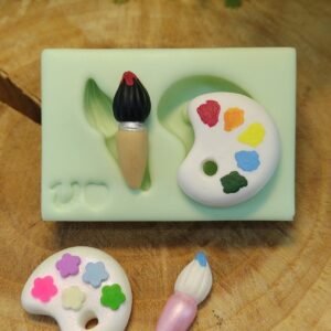 Molde de Silicone Aquarela