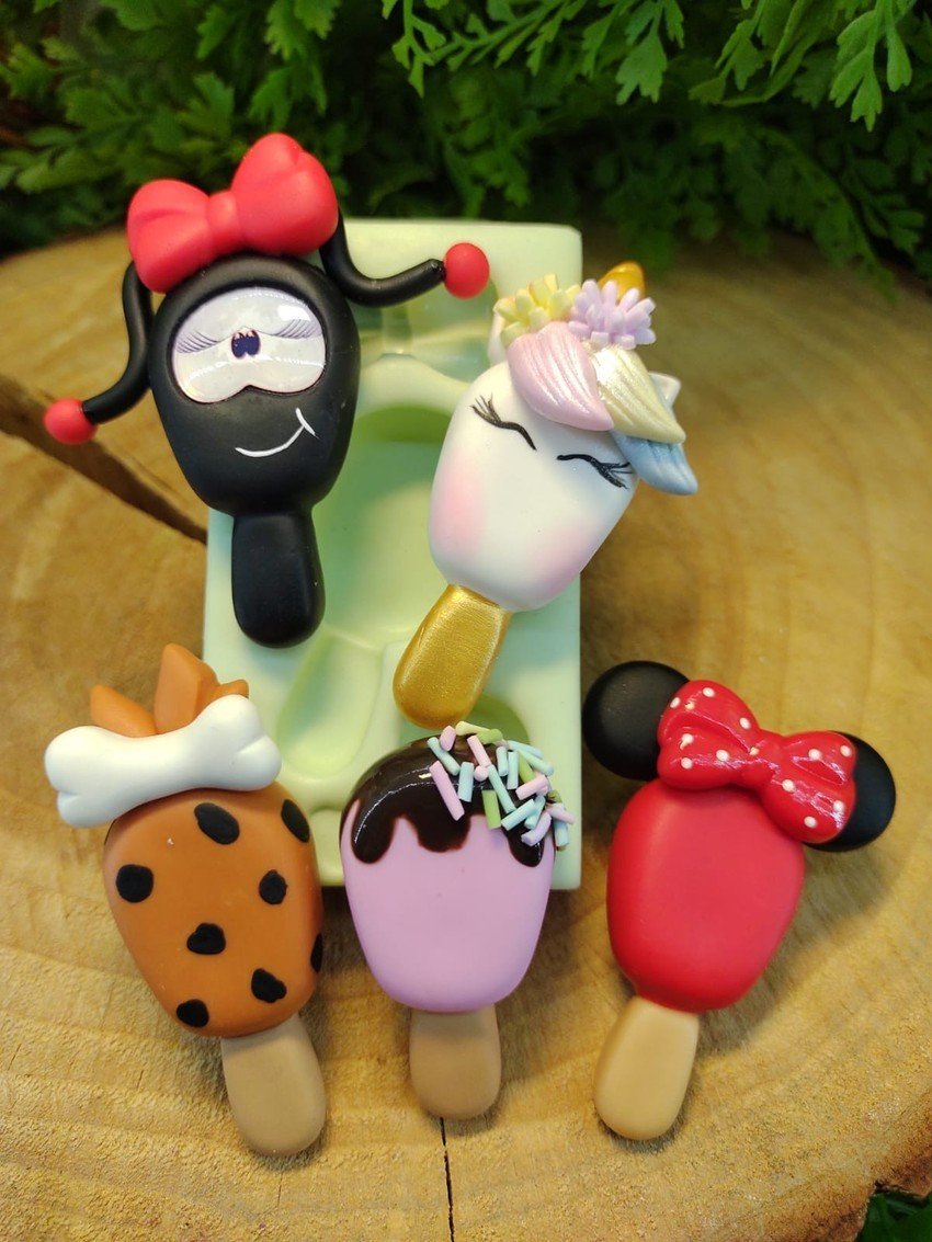 Molde de Silicone Picolé