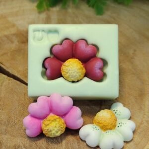 Molde de Silicone Flor de Verão 4