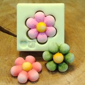 Molde de Silicone Flor de Verão 3