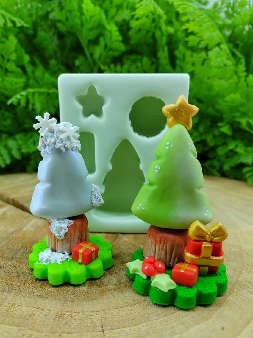 Molde Pinheirinho de Natal