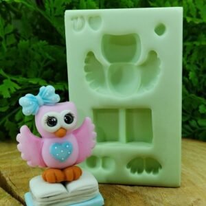 Molde de Silicone Corujinha
