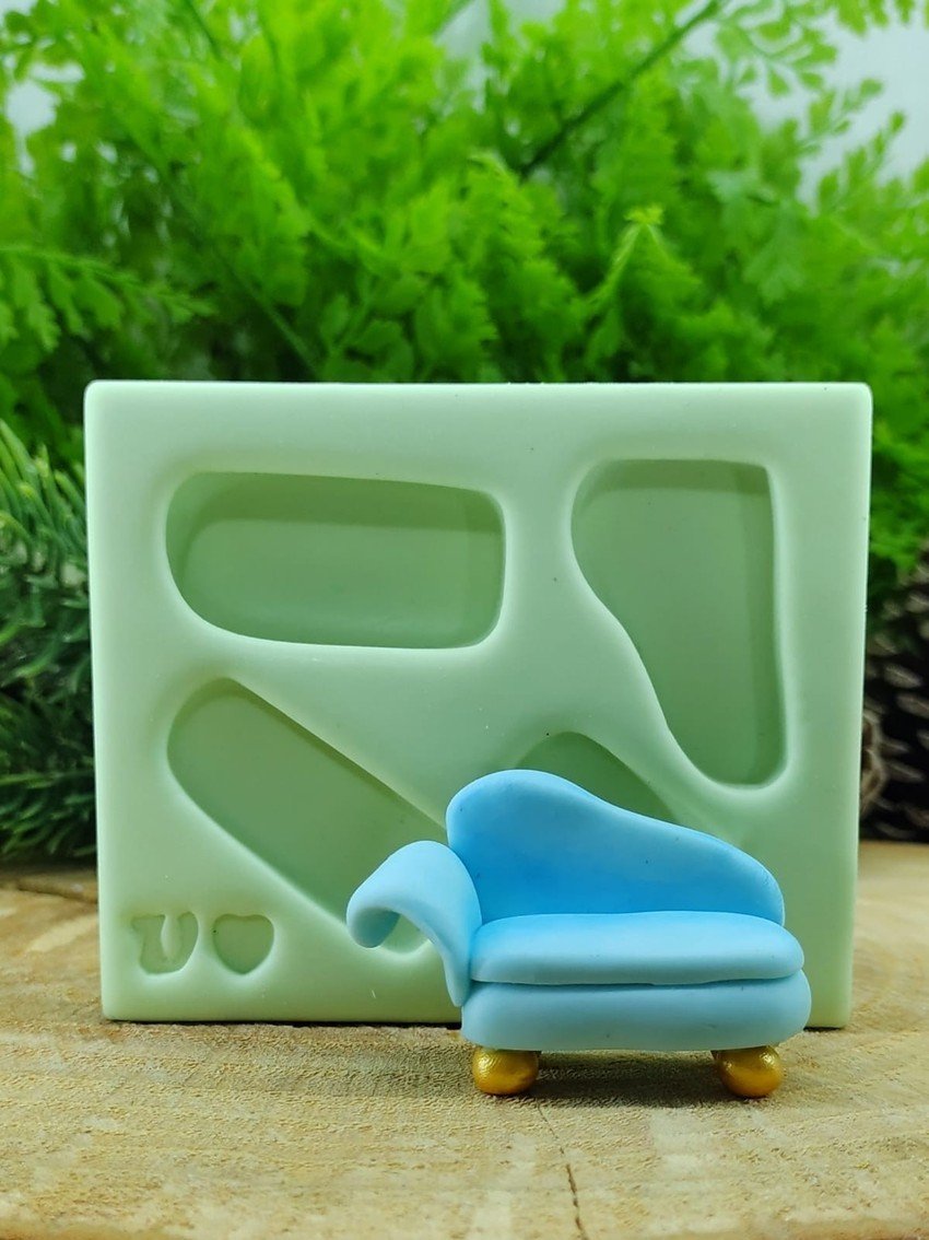 Molde De Silicone Divã