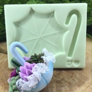 Molde De Silicone Guarda-Chuva Aberto G