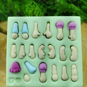 Molde de Silicone Bracinhos