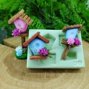 Molde de Silicone Casinhas