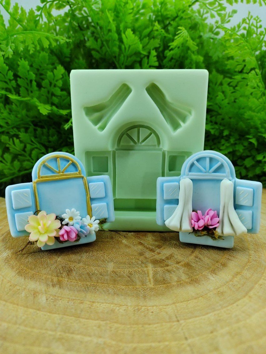 Molde de Silicone Janelinha