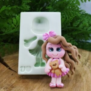Molde Menina Carinhosa 2