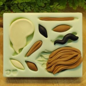 Molde De Silicone Cabelinhos 9