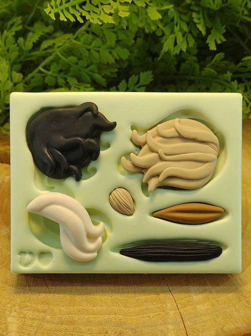 Molde de Silicone Cabelinhos 10