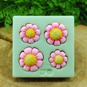 Molde De Silicone Flores Do Campo
