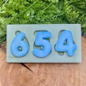 Molde de Silicone Numeral 4-6