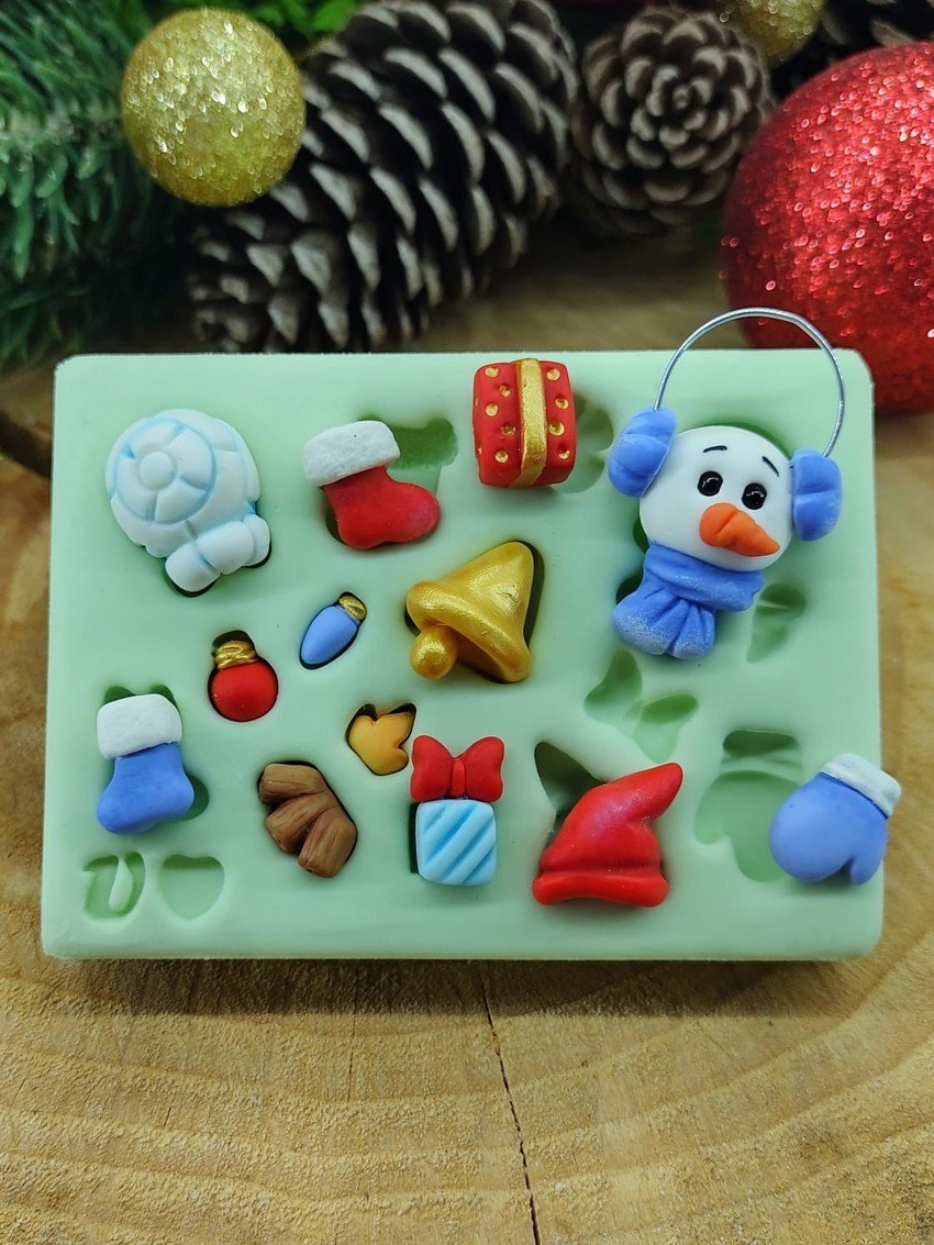 Molde De Silicone Natalzinho 2