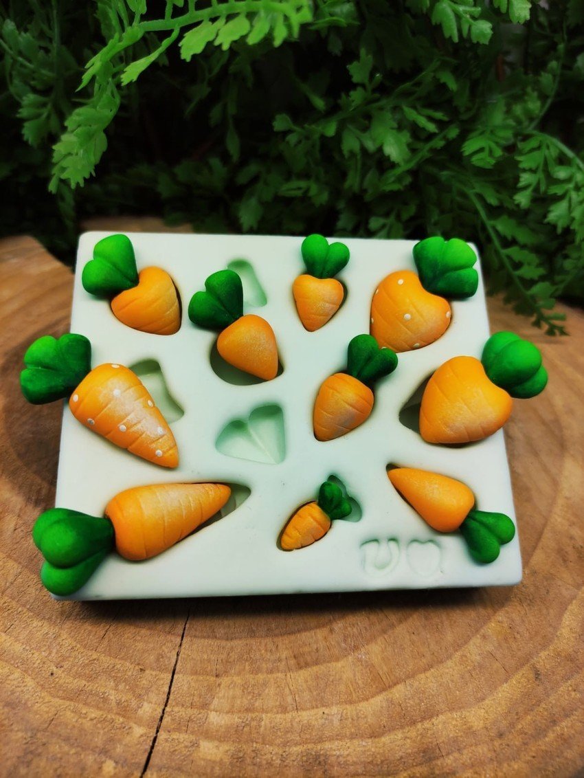 Molde de Silicone Cenourinhas