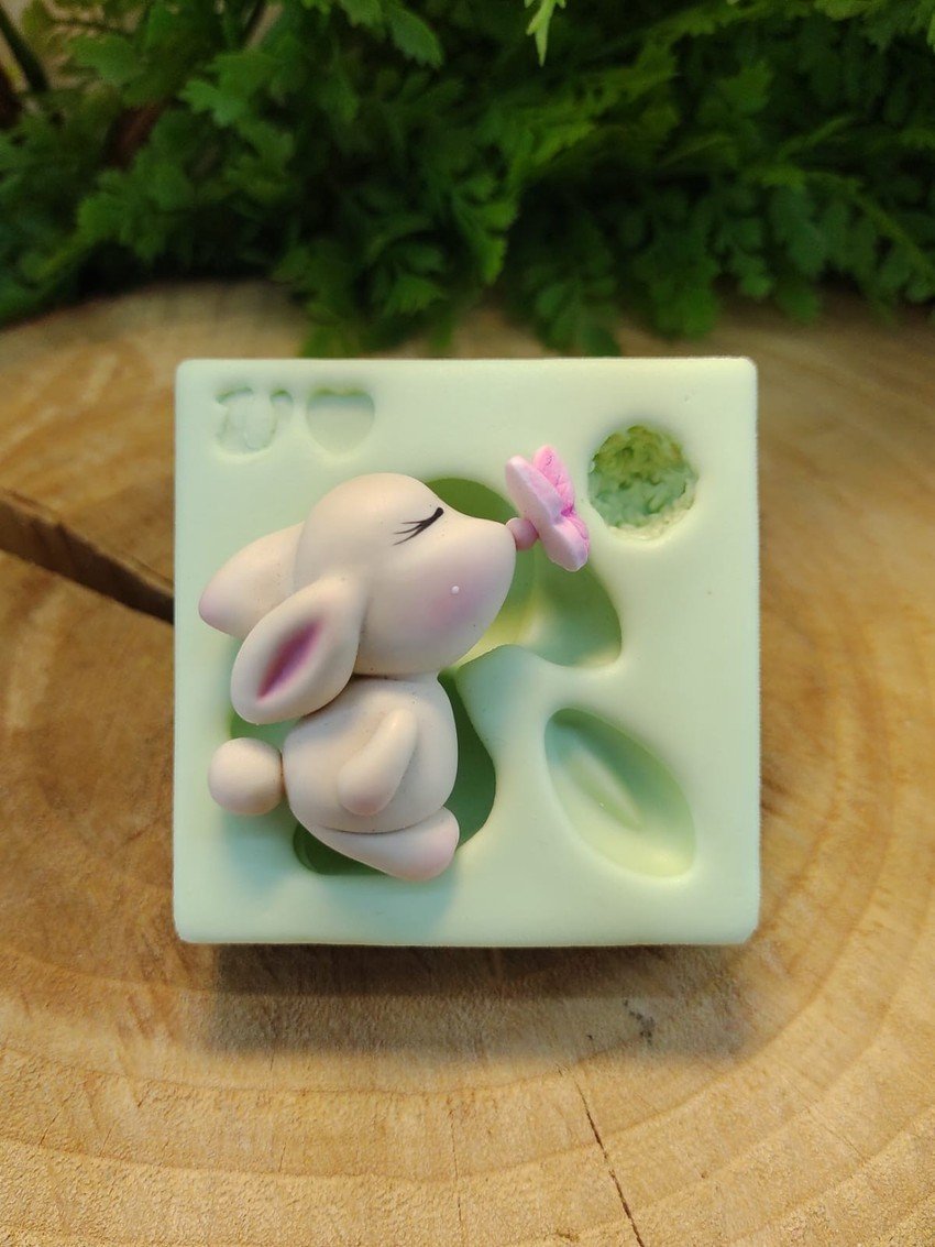 Molde de Silicone Coelho Fofoleti