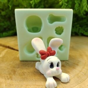 Molde de Silicone Coelhinho Dengoso