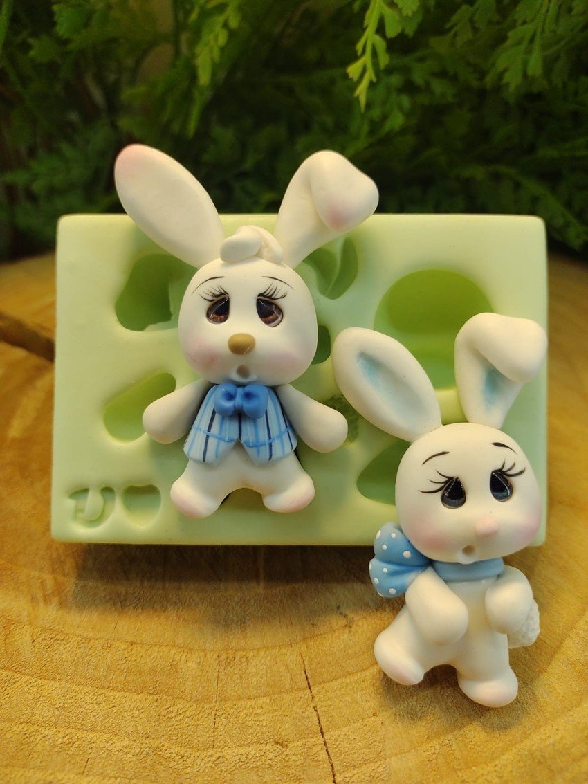 Molde de Silicone Coelhinho 2