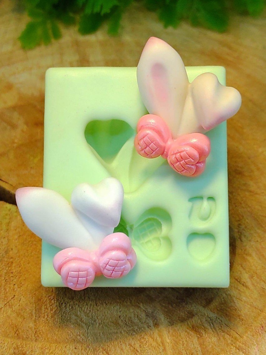 Molde de Silicone Orelhinha Cute