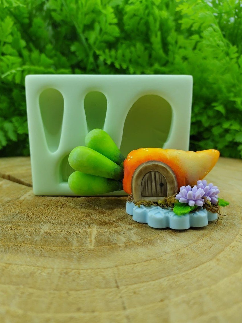 MOLDE DE SILICONE CASINHA CENOURA 1