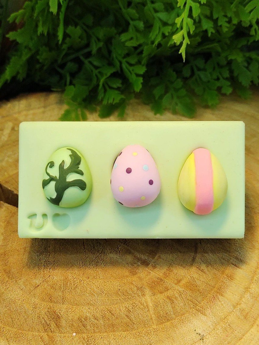 Molde de Silicone Ovinhos de Páscoa P