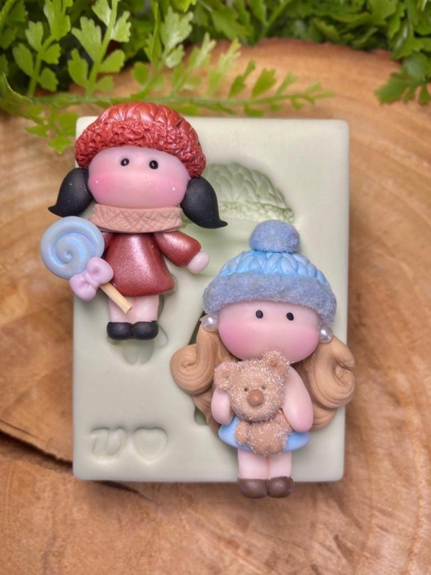 Molde Menina Inverno