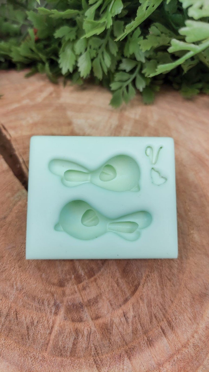 Molde de silicone Casal Passarinhos - Imagem 2